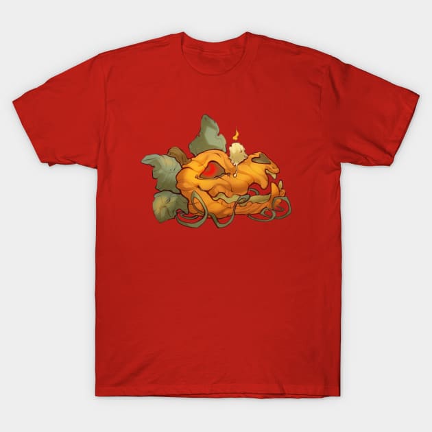 Pumpkin Patch T-Shirt by Skulldog